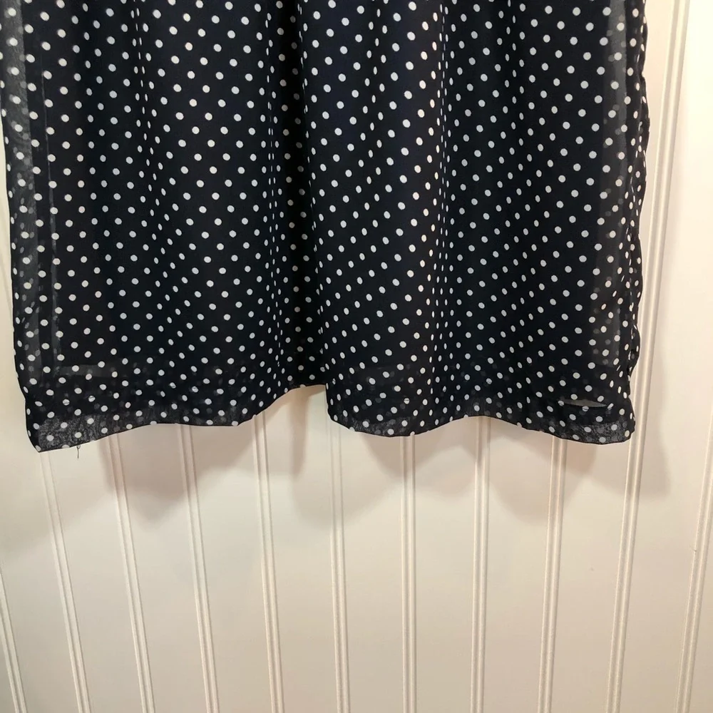 Mimi Chica EUC Navy Polka Dot Mini Dress XS